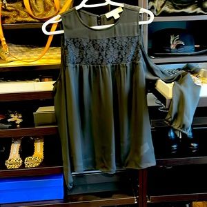 MK black sheer open shoulder blouse Never worn